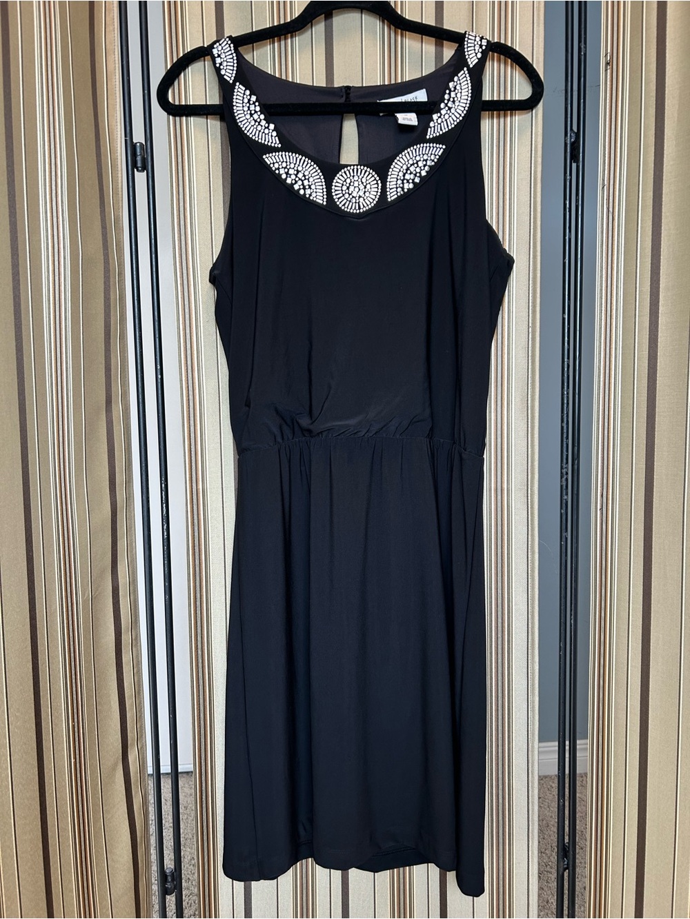 WHBM Embellished jersy tank dress